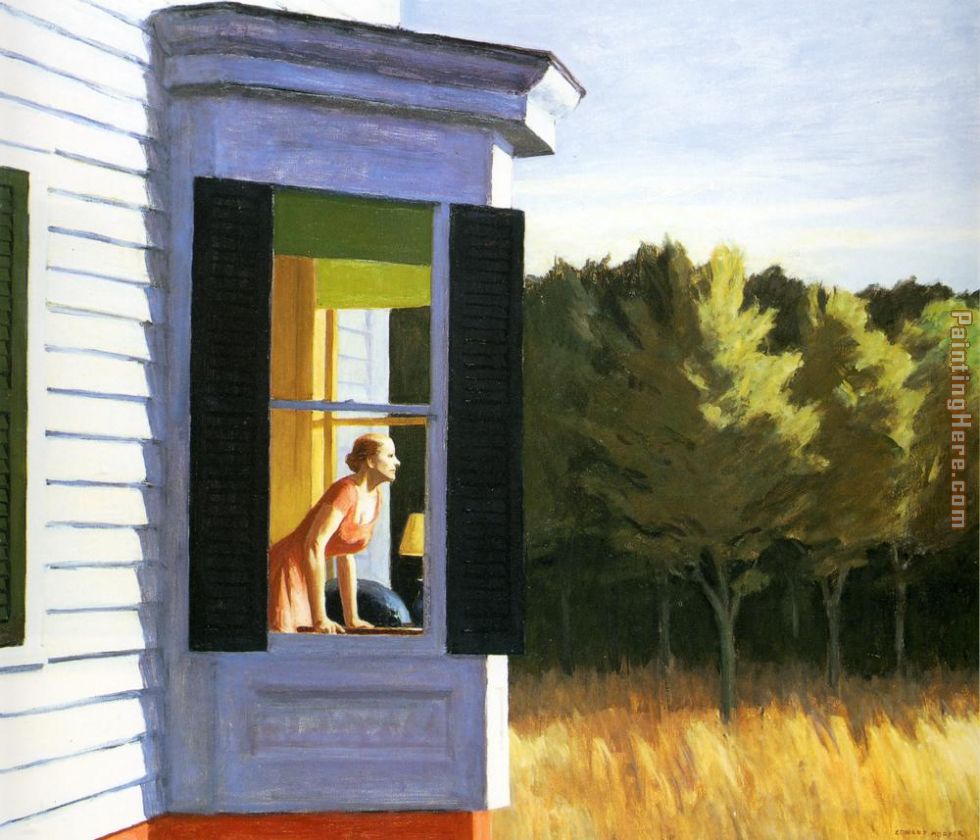 Cape Cod Morning painting - Edward Hopper Cape Cod Morning art painting